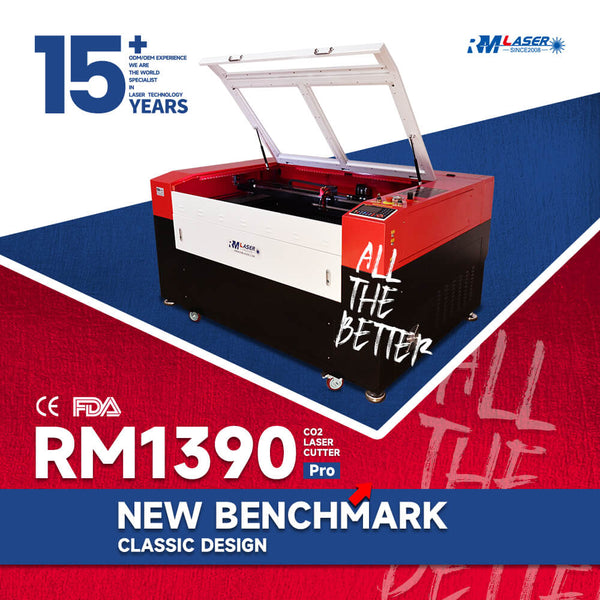 RM1390Pro CO2 Laser cutter